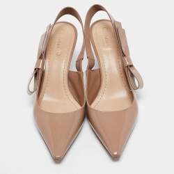 Pre Owned Dior Old Rose Patent Leather J'Adior Pumps Size 37
