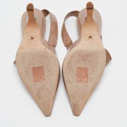 Pre Owned Dior Old Rose Patent Leather J'Adior Pumps Size 37