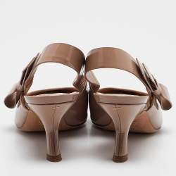 Pre Owned Dior Old Rose Patent Leather J'Adior Pumps Size 37