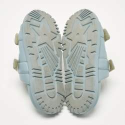Dior Blue Leather DiorAct Slide Sandals Size 37.5