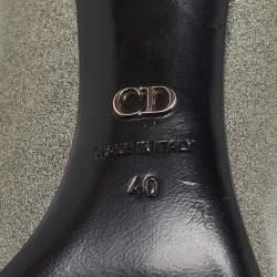 Dior Silver Patent Leather Pointed Toe Pumps Size 40