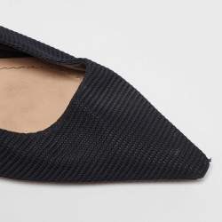 Pre Owned Dior Black Technical Fabric J'Adior Slingback Pumps Size 41