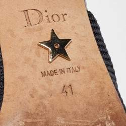 Pre Owned Dior Black Technical Fabric J'Adior Slingback Pumps Size 41