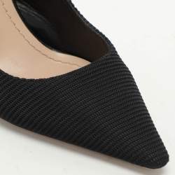 Pre Owned Dior Black Canvas J'Adior Slingback Sandals Size 40