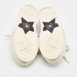 Dior White/Blue Monogram Canvas Walk'n'Dior Low Top Sneakers Size 37.5