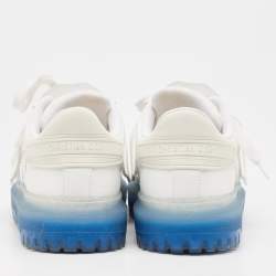 Dior White Leather and Rubber Dior ID  Sneakers Size 36.5