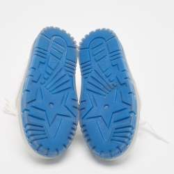 Dior White Leather and Rubber Dior ID  Sneakers Size 36.5