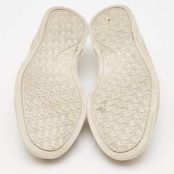 Dior Beige Oblique Canvas and Suede Granville Loafers Size 40