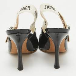 Pre Owned Dior Black Patent Leather J'Adior Pumps Size 37