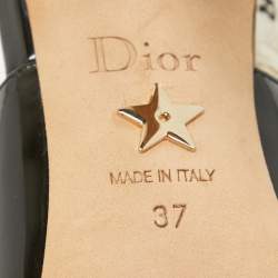 Pre Owned Dior Black Patent Leather J'Adior Pumps Size 37