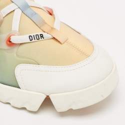 Dior Multicolor Neoprene and PVC D-Connect Sneakers Size 39