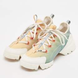 Dior Multicolor Neoprene and PVC D-Connect Sneakers Size 39