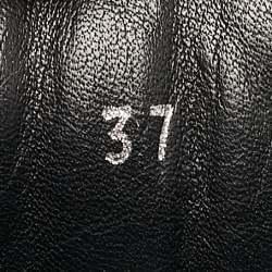 Pre Owned Dior Multicolor Calf Hair and Leather Lace Up Sneakers Size 37