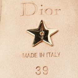 Pre Owned Dior Beige Patent J'Adior Slingback Pumps Size 39