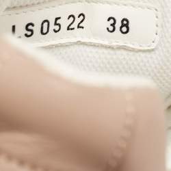 Dior Beige Leather D-star Lace Up Sneakers Size 38