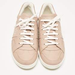 Dior Beige Leather D-star Lace Up Sneakers Size 38