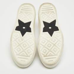 Dior Cream Canvas Walk'n'Dior Sneakers Size 37
