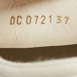 Dior Cream Canvas Walk'n'Dior Sneakers Size 37