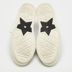 Dior Black/Cream Canvas Walk'n'Dior Sneakers Size 37