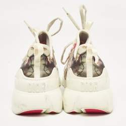 Pre Owned Dior Multicolor Neoprene and PVC D-Connect Sneakers Size 39