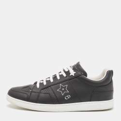 Dior Black Leather D-star Low Top Sneakers Size 39