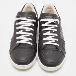 Dior Black Leather D-star Low Top Sneakers Size 39