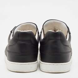 Dior Black Leather D-star Low Top Sneakers Size 39
