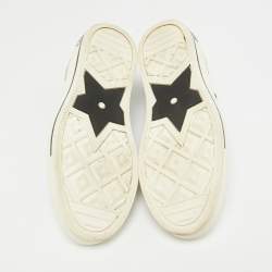 Dior Grey Cannage Knit Fabric Walk'n'Dior Sneakers Size 37