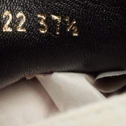 Pre Owned Dior Black/White Canvas Walk'n'Dior Lace Up Sneakers Size 37.5