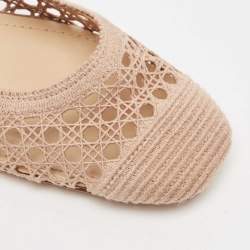 مملوكة مسبقًا صندل ديور موي حزام للكاحل قماش بيج 