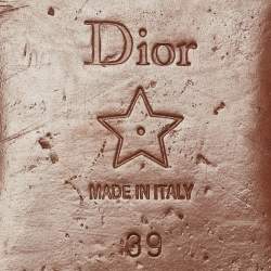 مملوكة مسبقًا Dior Beige Leather 30 Montaigne Slide Flats Size 39