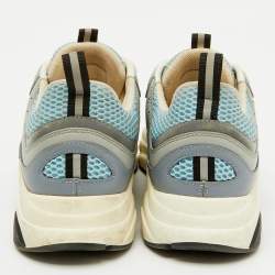 Dior Multicolor Leather and Mesh B22 Sneakers Size 39