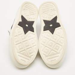Dior Black/Cream Canvas Walk'n'Dior Sneakers Size 37