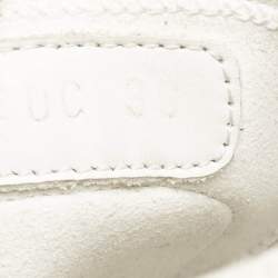 Dior White/Grey Oblique Mesh and Rubber B23 Low Top Sneakers Size 39