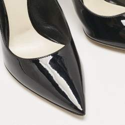 Dior Black Patent Leather Pointed Toe Pumps Size 35.5
