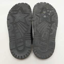 Dior Black Cannage Leather D-Twist Espadrille Slides Size 37