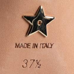 Pre Owned Dior Pink/Grey Floral Jacquard J'Adior Slingback Pumps Size 37.5