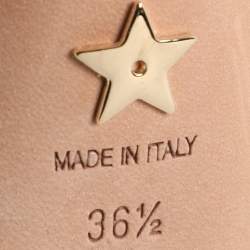 Pre Owned Dior Black/White Polka Dot Mesh and Fabric J'Adior Pumps Size 36.5