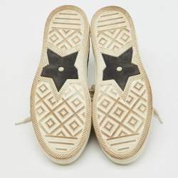 Pre Owned Dior Navy Blue/White Oblique Canvas Walk'n'Dior Low Top Sneakers Size 37