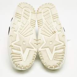 Dior White Leather Dior ID Low Top Sneakers Size 38.5