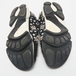 Dior Black Mesh Fusion Slip On Sneakers Size 38