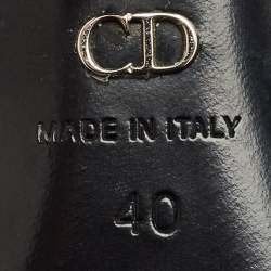 Dior Black Suede Zipped Ankle Length Boots Size 40