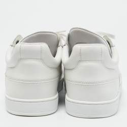 Dior White Leather and Suede Dior Star Sneakers Size 38.5