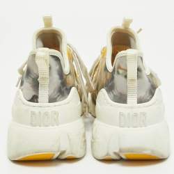 Dior Multicolor Neoprene and PVC D-Connect Sneakers Size 36