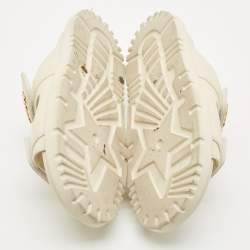 Dior Cream Leather DiorAct Slide Sandals Size 36