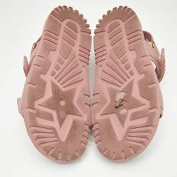 Dior Fuchsia Leather DiorAct Slingback Sandals Size 40
