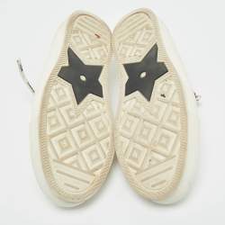 Dior Cream Canvas Walk'n'Dior Slip On Sneakers Size 37