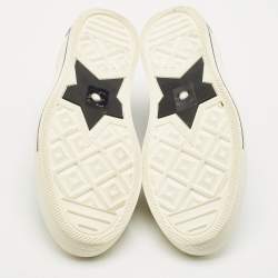 Dior Black Technical Knit Fabric and Leather Walk'n'Dior Sneakers Size 41.5