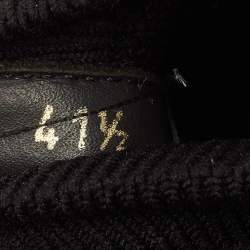 Dior Black Technical Knit Fabric and Leather Walk'n'Dior Sneakers Size 41.5