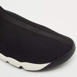 Dior Black Knit Fabric Sock Slip On Sneakers Size 38